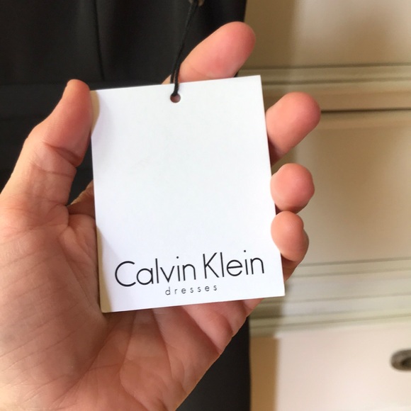 NWT Black Calvin Klein dress, size 2 - Picture 6 of 7